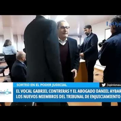 El vocal Contreras y el abogado Daniel Aybar son los nuevos miembros del tribunal de enjuiciamiento El vocal Contreras y el abogado Daniel Aybar son los nuevos miembros del tribunal de enjuiciamiento