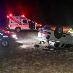 Un hombre con lesiones tras un cinematográfico vuelco cerca de Gobernador Gregores