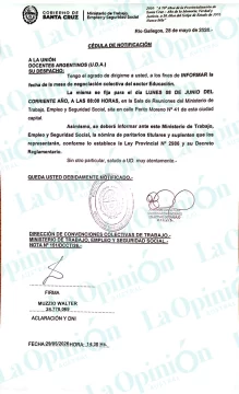 Sorpresa en la paritaria docente: el Gobierno convocó al gremio UDA junto a ADOSAC y AMET Sorpresa en la paritaria docente: el Gobierno convocó al gremio UDA junto a ADOSAC y AMET