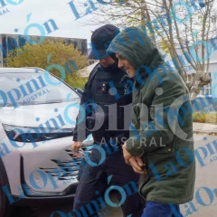 Marcelo Curtti fue trasladado al juzgado para tomarle declaración indagatoria