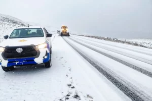 Rutas santacruceñas: piden transitar con precaución por nevadas y neblina Rutas santacruceñas: piden transitar con precaución por nevadas y neblina