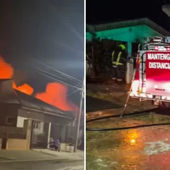 Voraz incendio en Río Gallegos: una casa fue consumida por las llamas y murieron dos mascotas