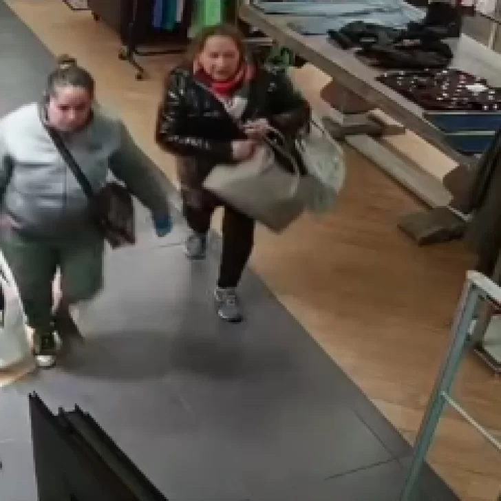 Video. “Mecheras” robaron en un local de ropa en pleno centro y quedaron registradas en las cámaras de seguridad Video. “Mecheras” robaron en un local de ropa en pleno centro y quedaron registradas en las cámaras de seguridad