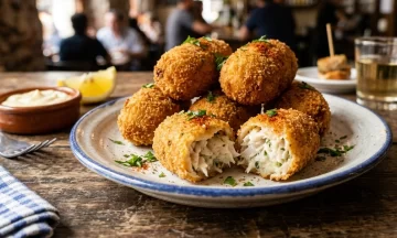 Croquetas de merluza: un bocado crocante de pescado fresco Croquetas de merluza: un bocado crocante de pescado fresco