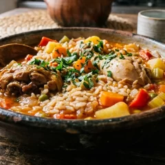 Guiso de arroz con pollo: la receta popular para combatir el frío sin gastar de más