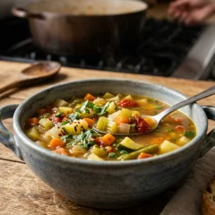Sopa de verduras tradicional: la receta infaltable para pasar el invierno, en pocos pasos
