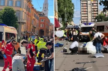 Impactante ataque en Italia: un automovilista embistió a peatones y dejó varios lesionados Impactante ataque en Italia: un automovilista embistió a peatones y dejó varios lesionados