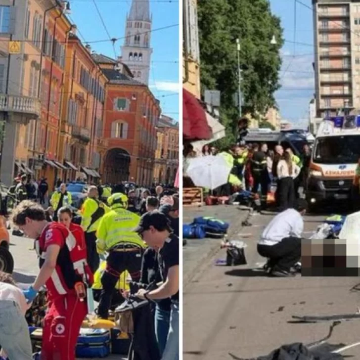 Impactante ataque en Italia: un automovilista embistió a peatones y dejó varios lesionados Impactante ataque en Italia: un automovilista embistió a peatones y dejó varios lesionados