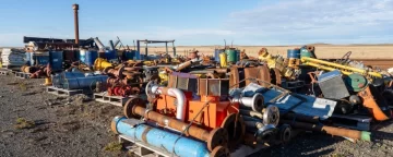 Saneamiento ambiental en Tierra del Fuego: retiraron 800 toneladas de pasivos ferrosos en la Cuenca Austral Saneamiento ambiental en Tierra del Fuego: retiraron 800 toneladas de pasivos ferrosos en la Cuenca Austral