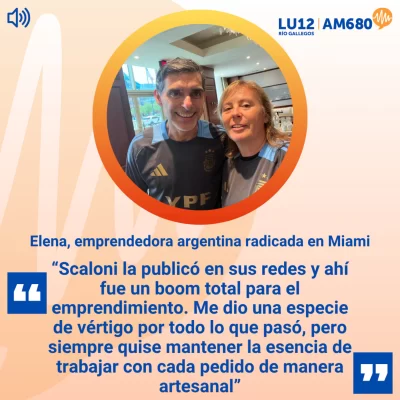 Elena la pastelera argentina que convirtió su pastafrola en la cábala de la Scaloneta