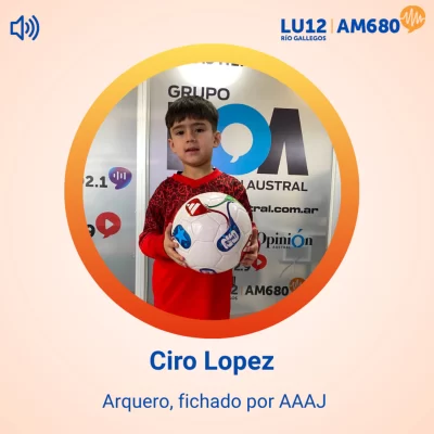 Con apenas 5 años, Ciro López ya fue fichado por Argentinos Juniors