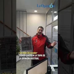 Furor por la tapa especial de Messi de La Opinión Austral