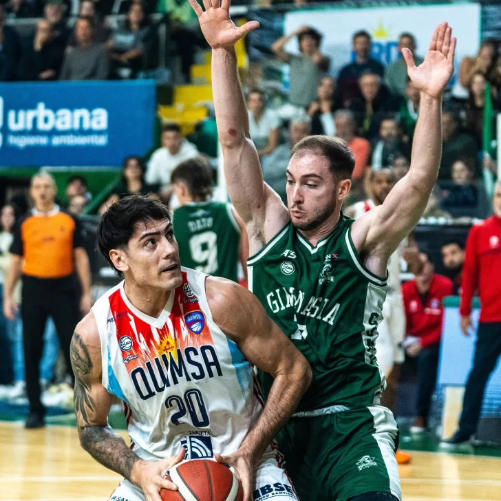 Quimsa reaccionó a tiempo y sigue con vida: venció a Gimnasia y estiró la final de la Liga Nacional Quimsa reaccionó a tiempo y sigue con vida: venció a Gimnasia y estiró la final de la Liga Nacional