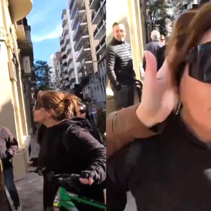 Una mujer insultó y escupió a Lilia Lemoine en el acto por el Día de la Bandera: la diputada respondió con un cachetazo Una mujer insultó y escupió a Lilia Lemoine en el acto por el Día de la Bandera: la diputada respondió con un cachetazo