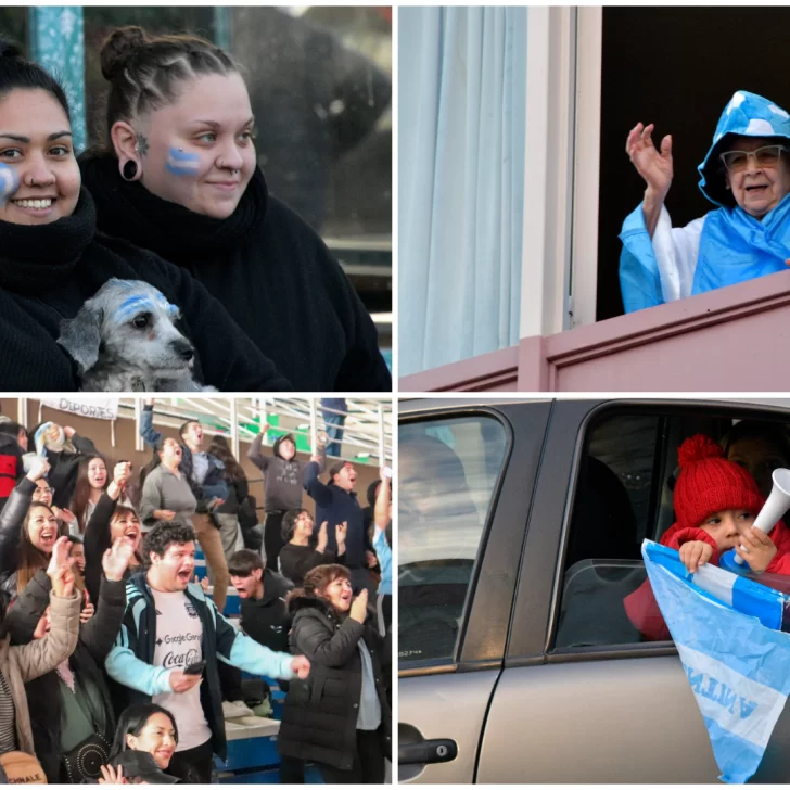 Alegría albiceleste: Argentina clasificó y Río Gallegos, Caleta Olivia y Las Heras festejaron en las calles Alegría albiceleste: Argentina clasificó y Río Gallegos, Caleta Olivia y Las Heras festejaron en las calles