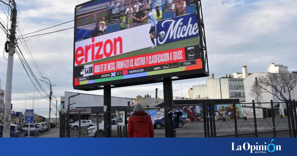 Río Gallegos se prepara para vivir la gran final: La Opinión Austral transmitirá el partido decisivo del Mundial en pantalla gigante