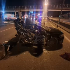 Murió una niña de 2 años en un triple choque en Panamericana