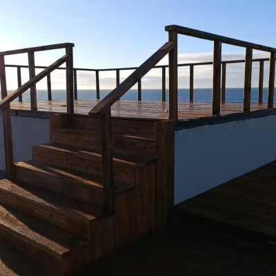 Finalizaron los trabajos del nuevo mirador en la pingüinera de Cabo Vírgenes