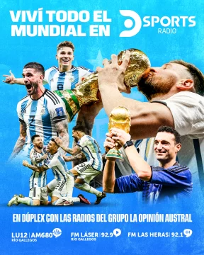 La Opinión Austral llevará la emoción de la Copa del Mundo 2026 a través de LU12 AM680 y FM Láser 92.9 La Opinión Austral llevará la emoción de la Copa del Mundo 2026 a través de LU12 AM680 y FM Láser 92.9