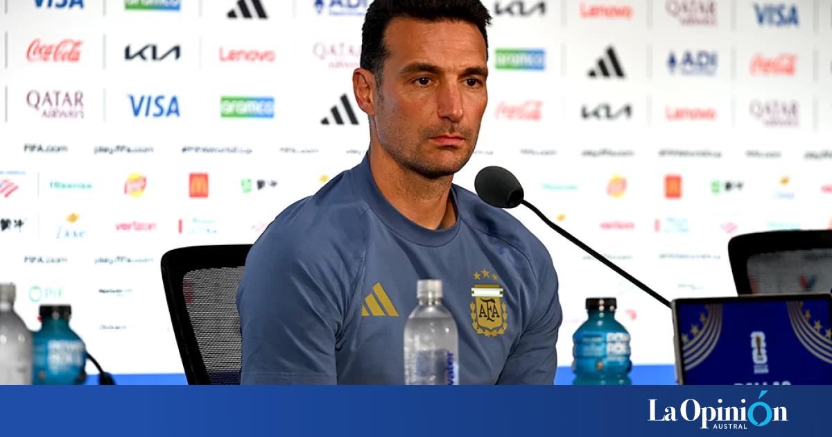 Tras el triunfo de Argentina sobre Austria, Scaloni aseguró: "Estamos contentos por haber clasificado"