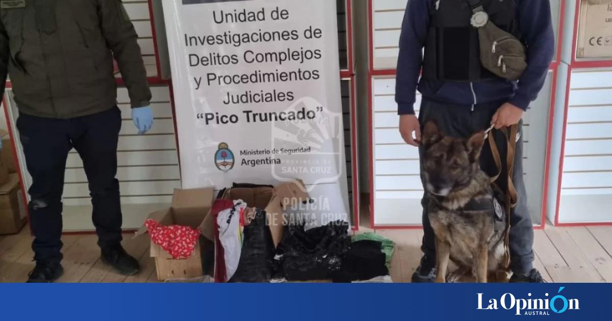 Dos detenidos y cuatro kilos de marihuana secuestrados tras una entrega vigilada en Pico Truncado