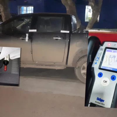 Iba en por una ruta de Santa Cruz con 2,28 de alcohol en sangre, sin carné ni seguro cruzándose de carril: “No fue tragedia de milagro” Iba en por una ruta de Santa Cruz con 2,28 de alcohol en sangre, sin carné ni seguro cruzándose de carril: “No fue tragedia de milagro”