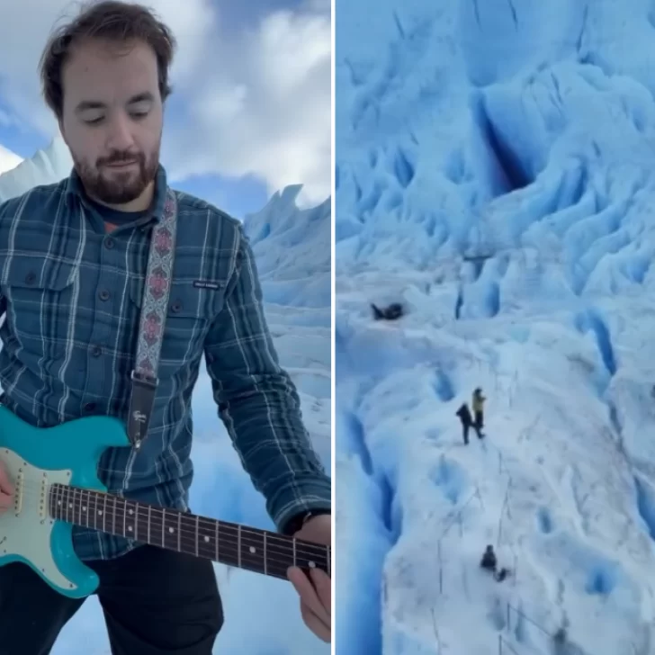 Una banda tocó el Himno Nacional en el Glaciar Perito Moreno para alentar a la Selección Argentina: “Messi, cuando quieras venir, acá te esperamos” Una banda tocó el Himno Nacional en el Glaciar Perito Moreno para alentar a la Selección Argentina: “Messi, cuando quieras venir, acá te esperamos”