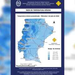 Anticipan bajas temperaturas y posibles nevadas en Santa Cruz durante los próximos días