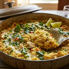 Guisos de invierno: receta de arroz con pollo y un truco para que salga cremoso