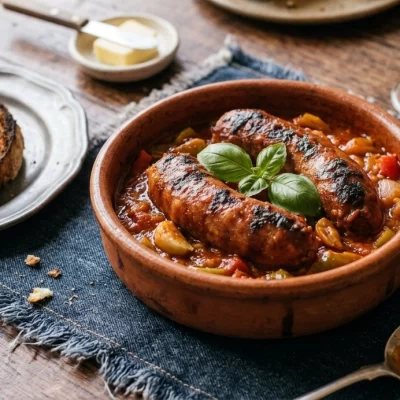 Un delicioso plato invernal: chorizo a la pomarola en pocos pasos