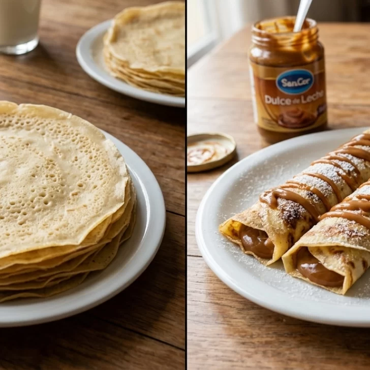 Receta de panqueques dulces o salados con solo 3 ingredientes Receta de panqueques dulces o salados con solo 3 ingredientes