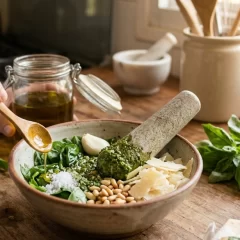 Receta de pesto casero: la salsa rápida y fácil para acompañar las pastas