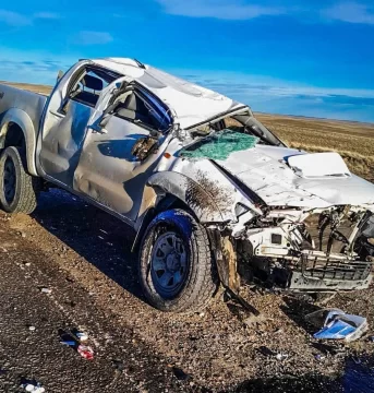 Dramático vuelco en la Ruta 40: dos mujeres fueron hospitalizadas tras un accidente en la Cuesta de Míguez Dramático vuelco en la Ruta 40: dos mujeres fueron hospitalizadas tras un accidente en la Cuesta de Míguez