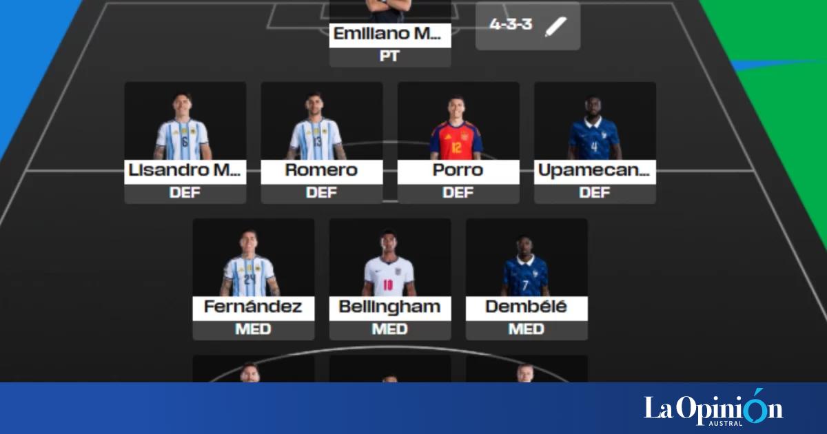 Con polémica, la FIFA eligió 22 jugadores del Mundial 2026, candidatos al 11 ideal: quiénes son los 5 argentinos