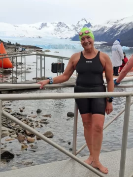María Girelli: “Nadar frente al glaciar es algo maravilloso y único” María Girelli: “Nadar frente al glaciar es algo maravilloso y único”