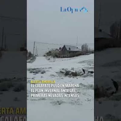 El Calafate amaneció vestido de blanco: el frío seguirá toda la semana