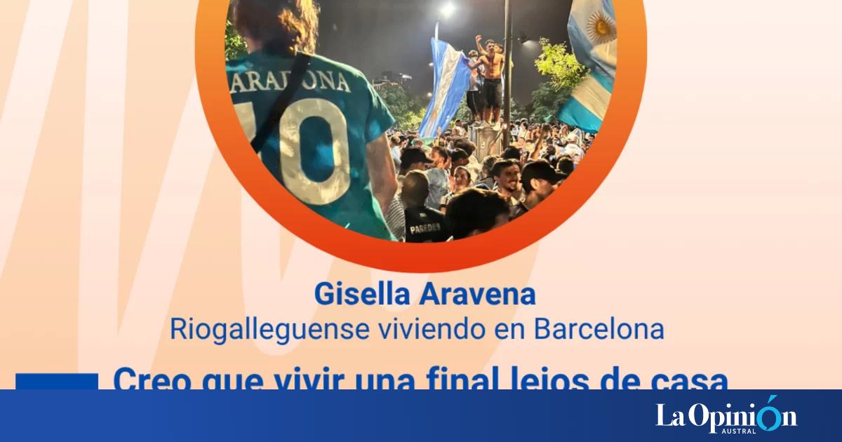 Desde Barcelona, Gisela Aravena cuenta cómo se vive la final del mundo