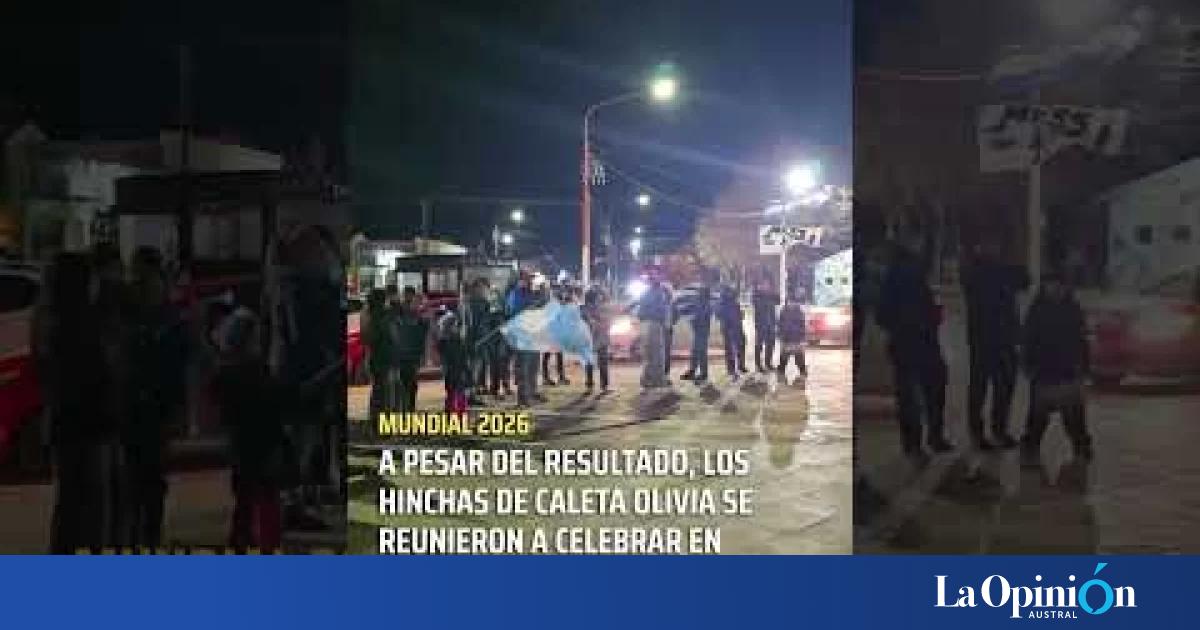 En Caleta Olivia, el aliento nunca se apagó: la Scaloneta siempre acompañada