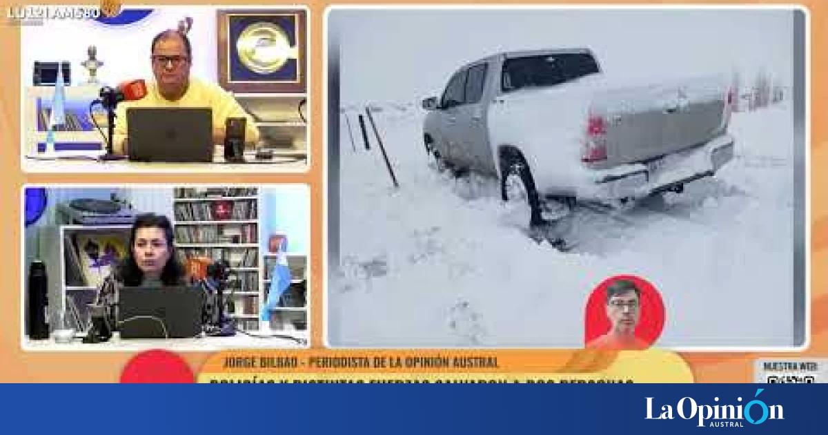 Jorge Bilbao habló en La Mañana de LU12 sobre el dramático rescate de su hermano en Las Heras
