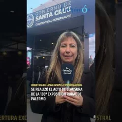 La Opinión Austral presente en el acto de clausura de la 138° Exposición Rural en Palermo
