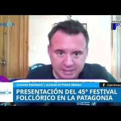 Claudio Radonich, alcalde de Punta Arenas, palpitó el Festival Folclórico en la Patagonia 2026