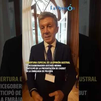 Gustavo Menna destacó el proyecto de un data center en Chubut