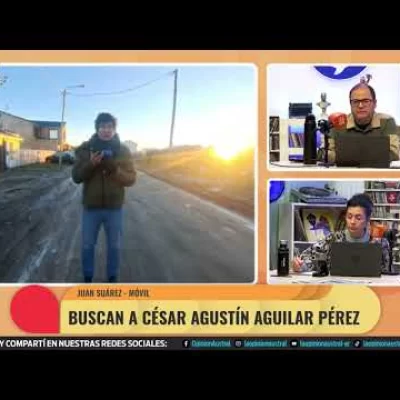 Continúa la búsqueda de César Aguilar Pérez en Río Gallegos