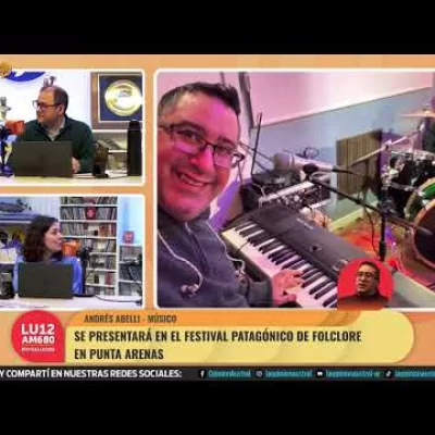 Andrés Abelli presenta “Un mismo corazón” en el Festival Folclórico de la Patagonia en Chile