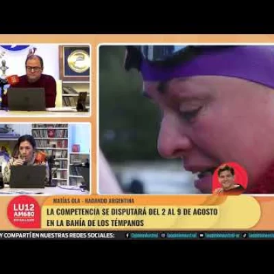 Copa Mundial de Natación en Aguas Frías en Los Glaciares: “No tiene comparación” | LA MAÑANA DE LU12