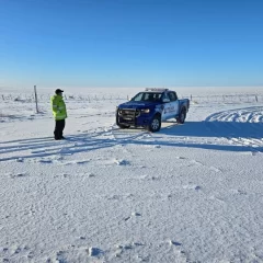 Santa Cruz puso en marcha el Plan Invernal 2026 y refuerza los controles en las rutas por nieve y hielo