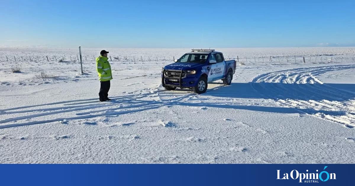 Santa Cruz puso en marcha el Plan Invernal 2026 y refuerza los controles en las rutas por nieve y hielo