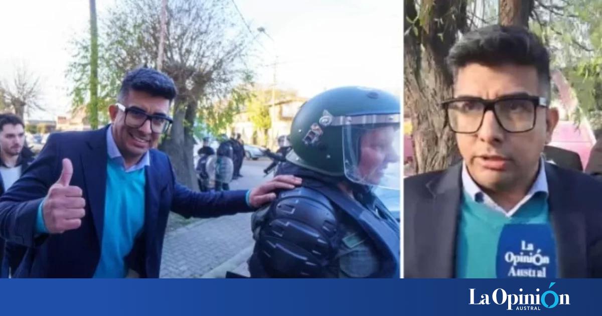Jairo Guzmán volvió a referirse al conflicto policial y desmintió dichos de manifestante