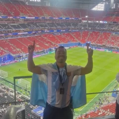 De Río Gallegos al sueño mundialista: Leonardo Fernández viajará a Nueva York para alentar a la Selección en la final