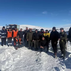 Rescataron a cuatro personas que quedaron varadas por la nieve sobre la Ruta Provincial N° 39